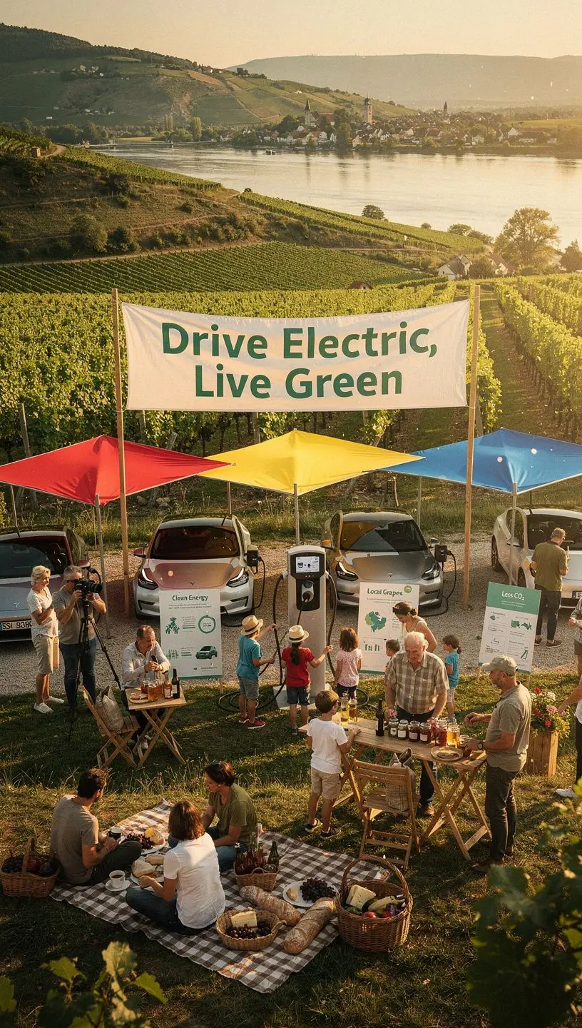 Grafik eines Netzplans, der die Ladeinfrastruktur in der Nachbarschaft zeigt.